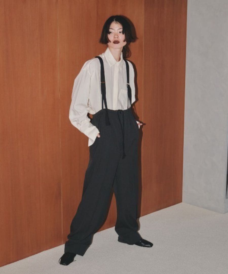 TODAYFUL トゥデイフル★サスペンダーハイウエストパンツ 38