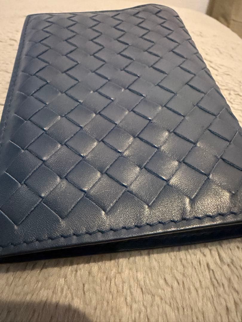 Bottega Veneta 二つ折り財布 青