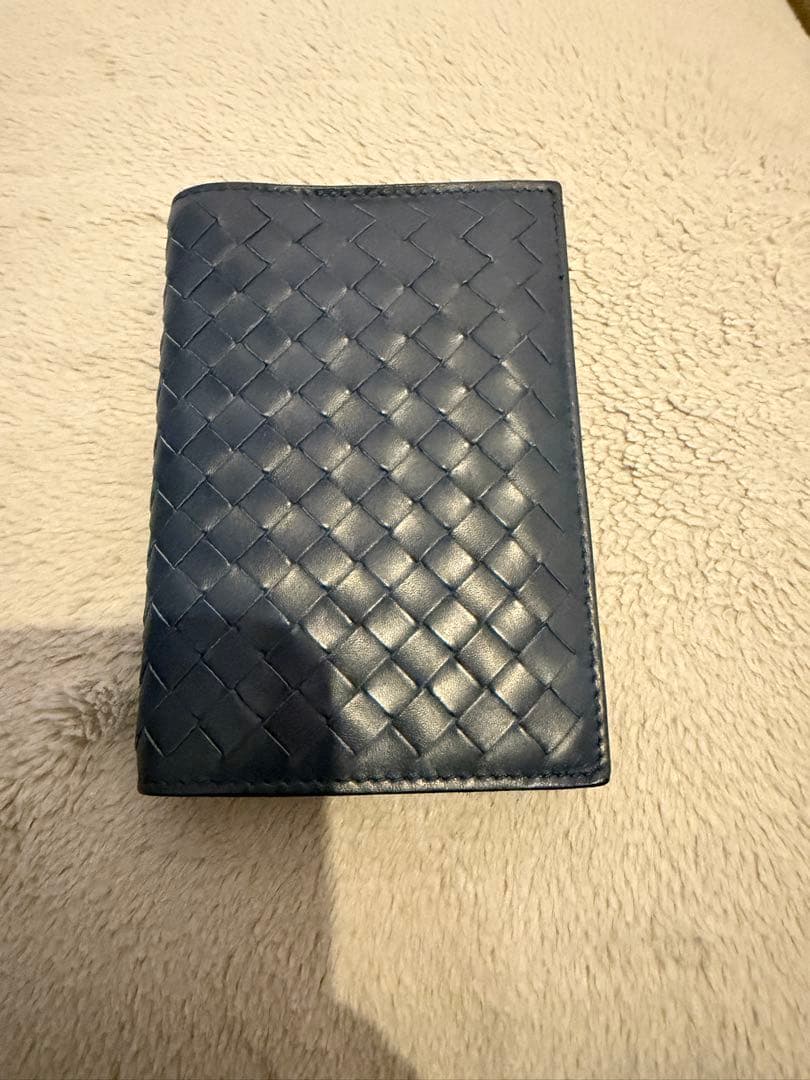 Bottega Veneta 二つ折り財布 青