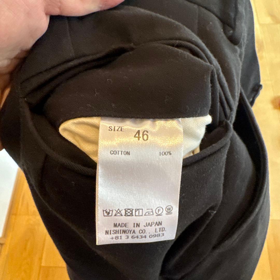 NEAT フレアツータックスラックス ブラック