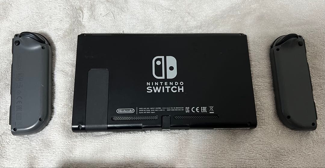 Nintendo Switch 本体 グレー ドックとSDカード付き