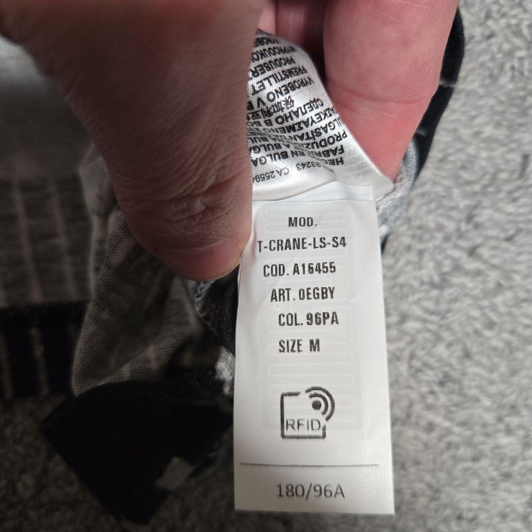 DIESEL グラフィックプリント 長袖カットソー Mサイズ