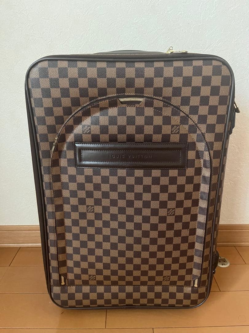 なみ 美品　ルイヴィトン　ダミエ　 ペガス55 キャリーバッグ