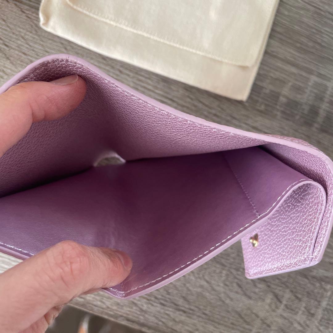 LOUIS VUITTON ラベンダー 三つ折り財布