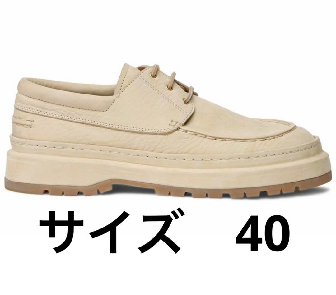 靴 JACQUEMUS LesBateau Pavane Leather Shoes