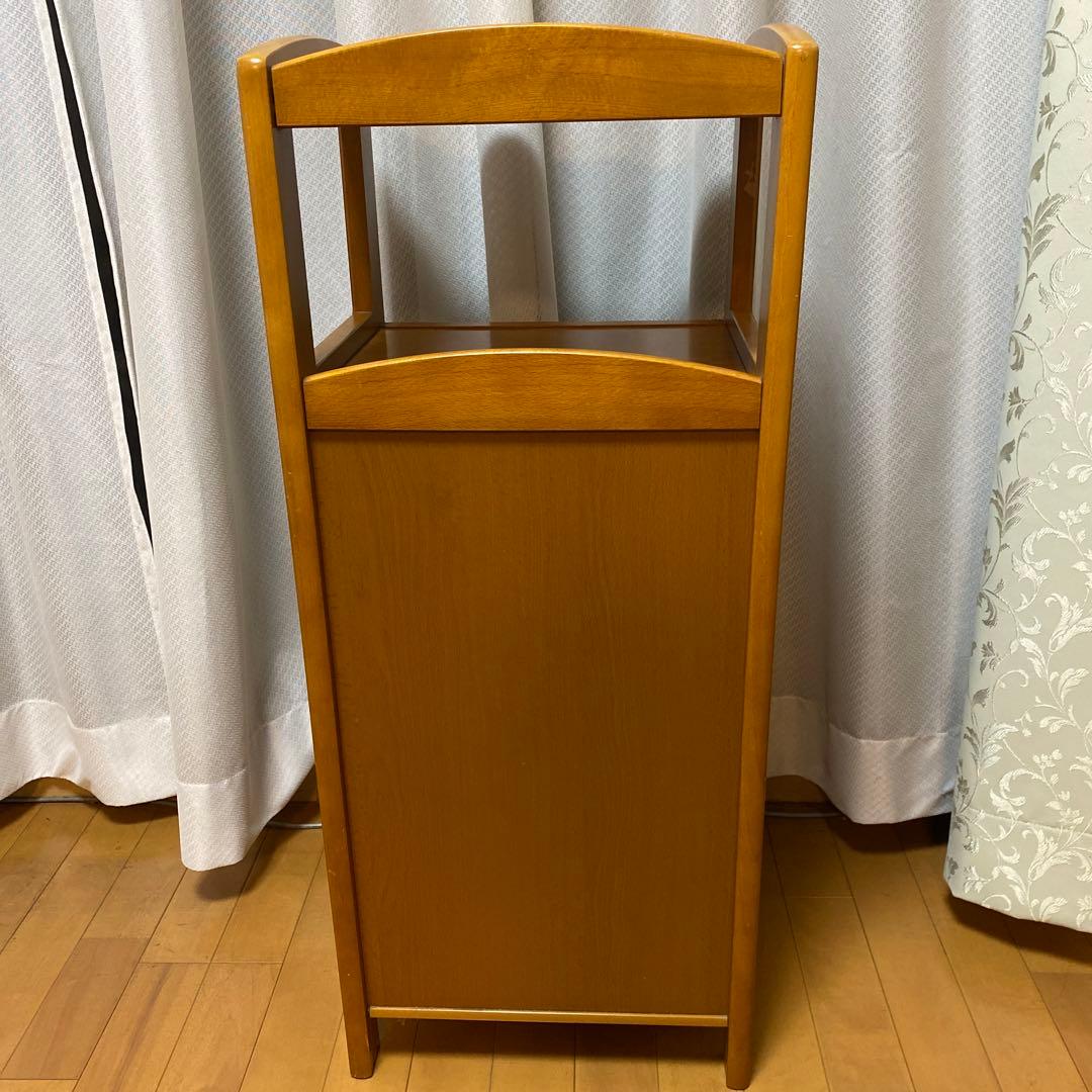 カリモク　karimoku 木製サイドテーブル 天然木電話台・ファックス台