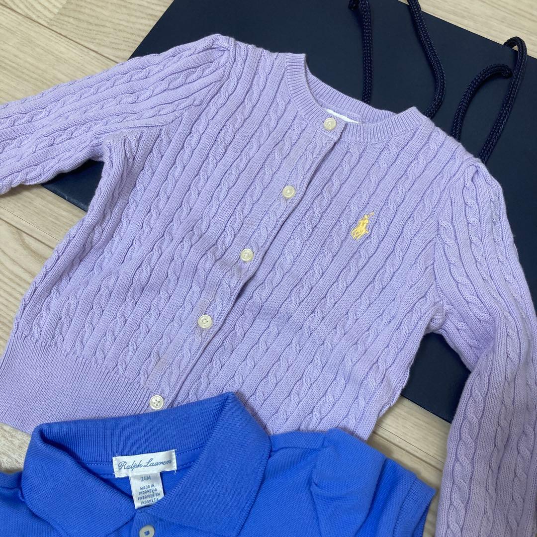 Ralph Lauren ポロドレスとパンツ・カーディガン3点セット