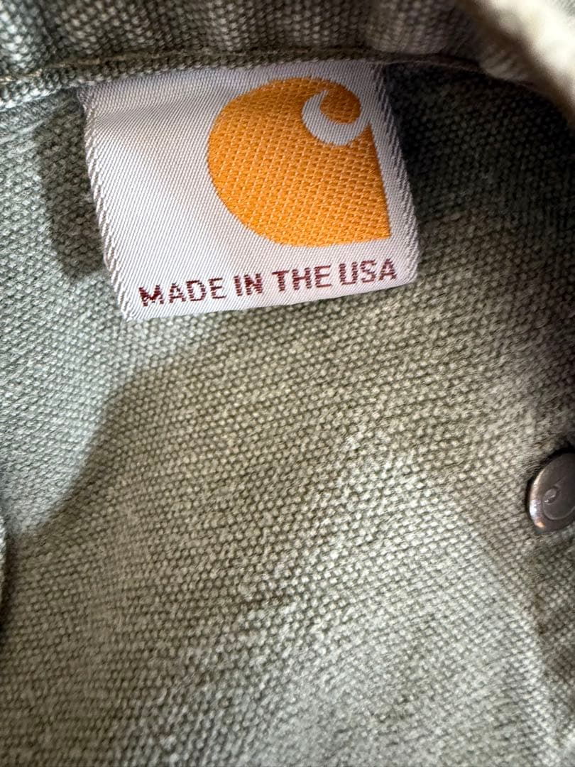 Carhartt ダブルニー W38 usa製　カーキ