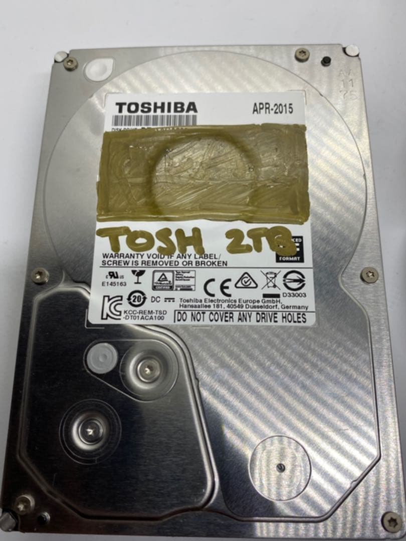 Toshiba 2TB SATA セット