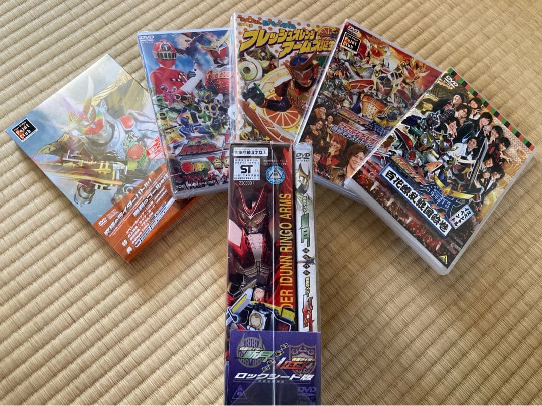 仮面ライダー鎧武　DVD 18本　未開封　多数　TV版DVD全巻収納BOX