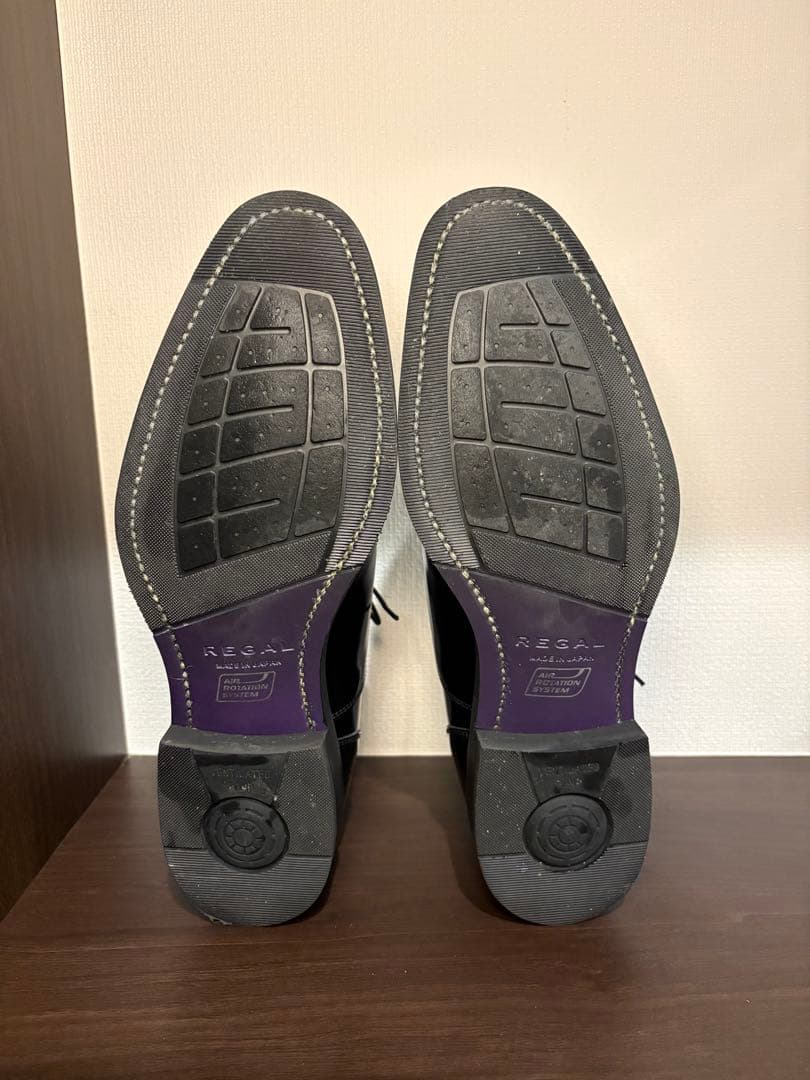 【ほぼ未使用】[リーガル] オックスフォード ストレートチップ 41EL メンズ