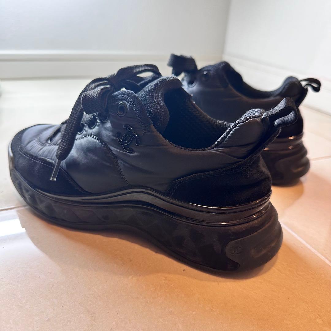 CHANEL シャネル　スニーカー　黒　35