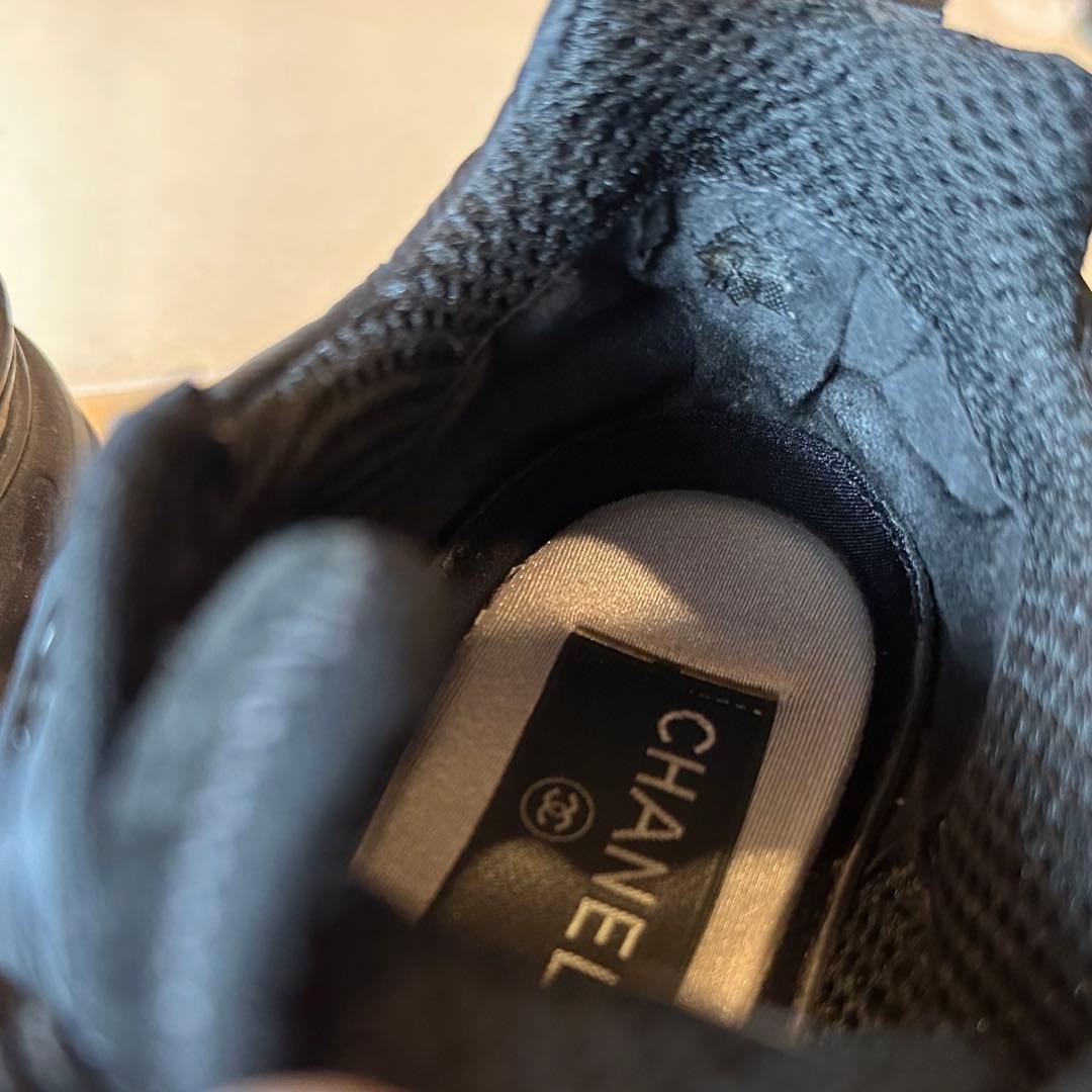 CHANEL シャネル　スニーカー　黒　35