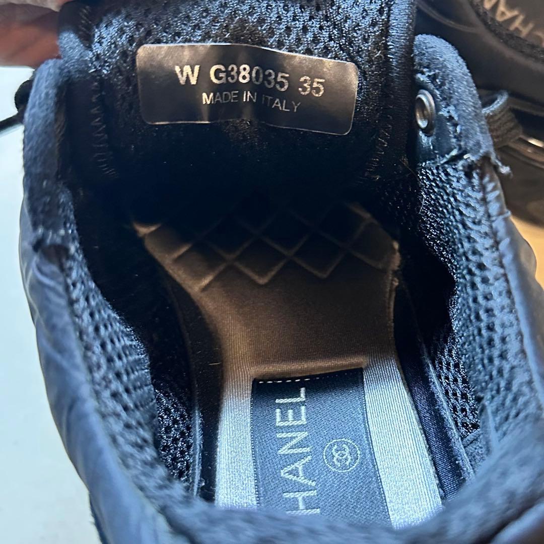 CHANEL シャネル　スニーカー　黒　35