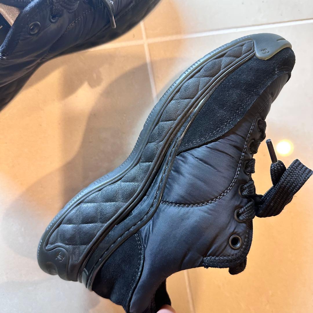 CHANEL シャネル　スニーカー　黒　35