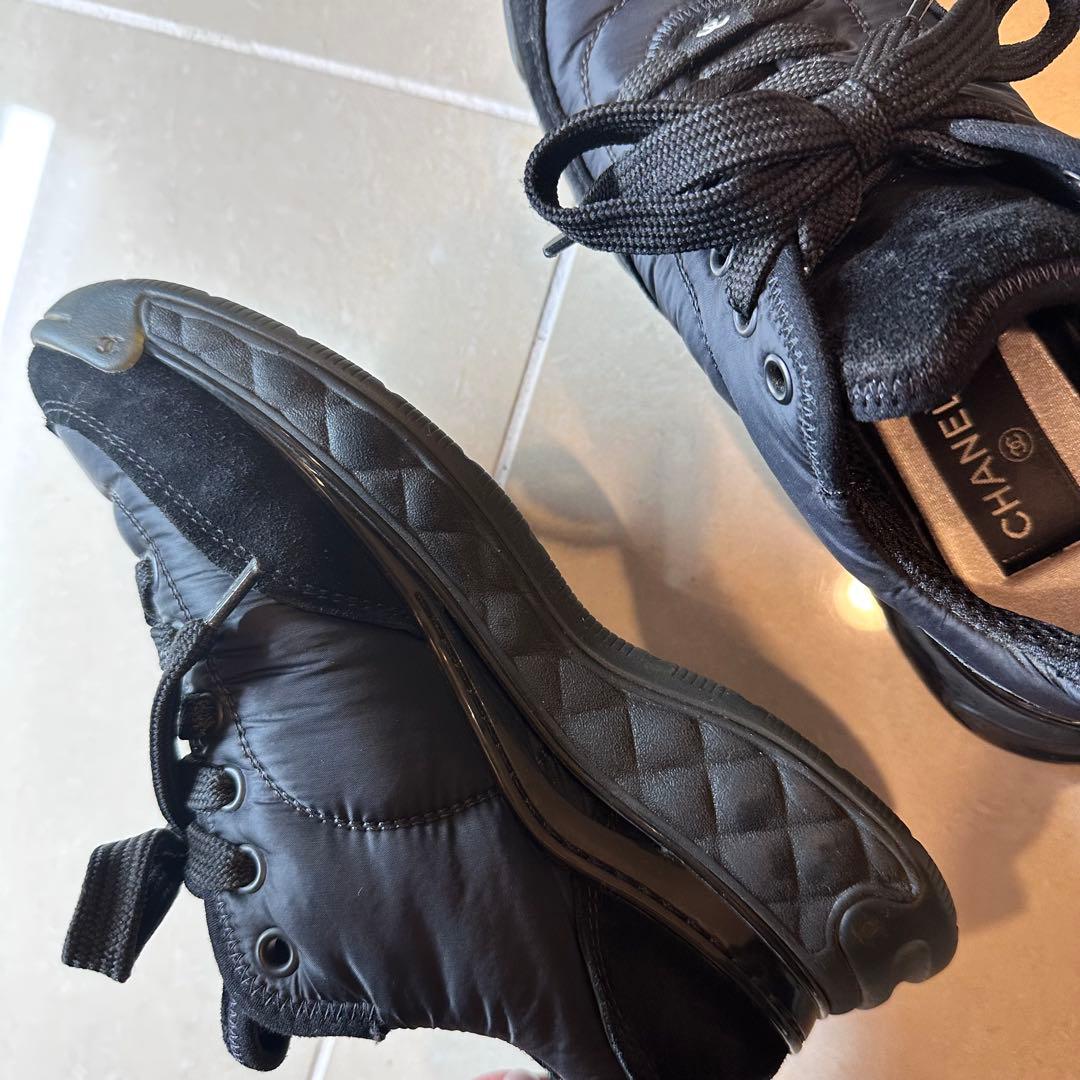 CHANEL シャネル　スニーカー　黒　35