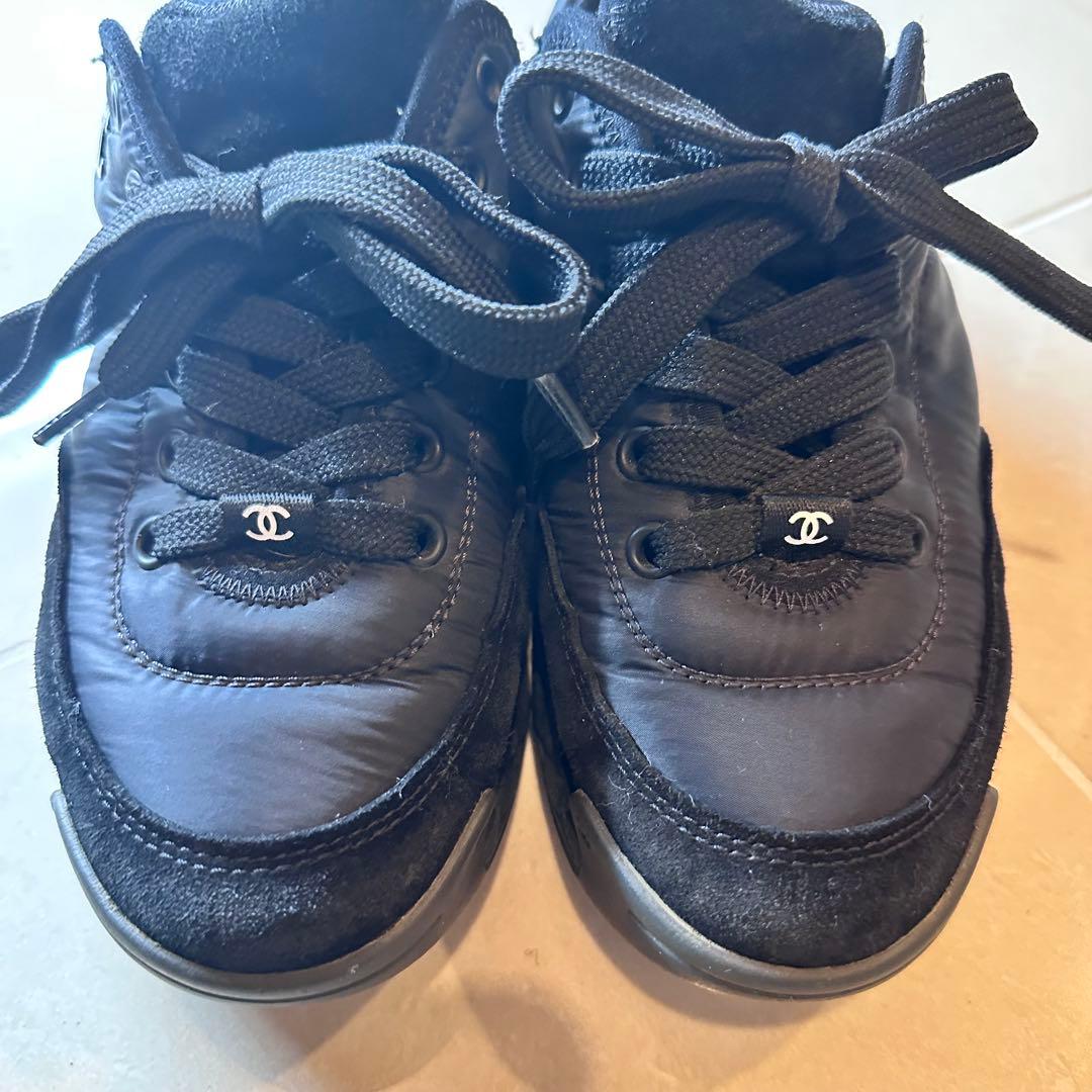 CHANEL シャネル　スニーカー　黒　35