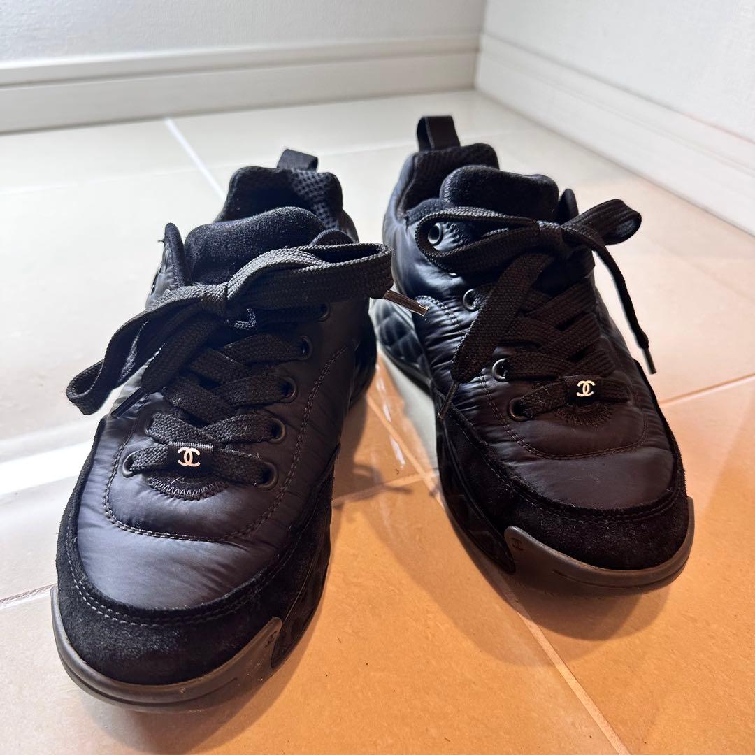 CHANEL シャネル　スニーカー　黒　35