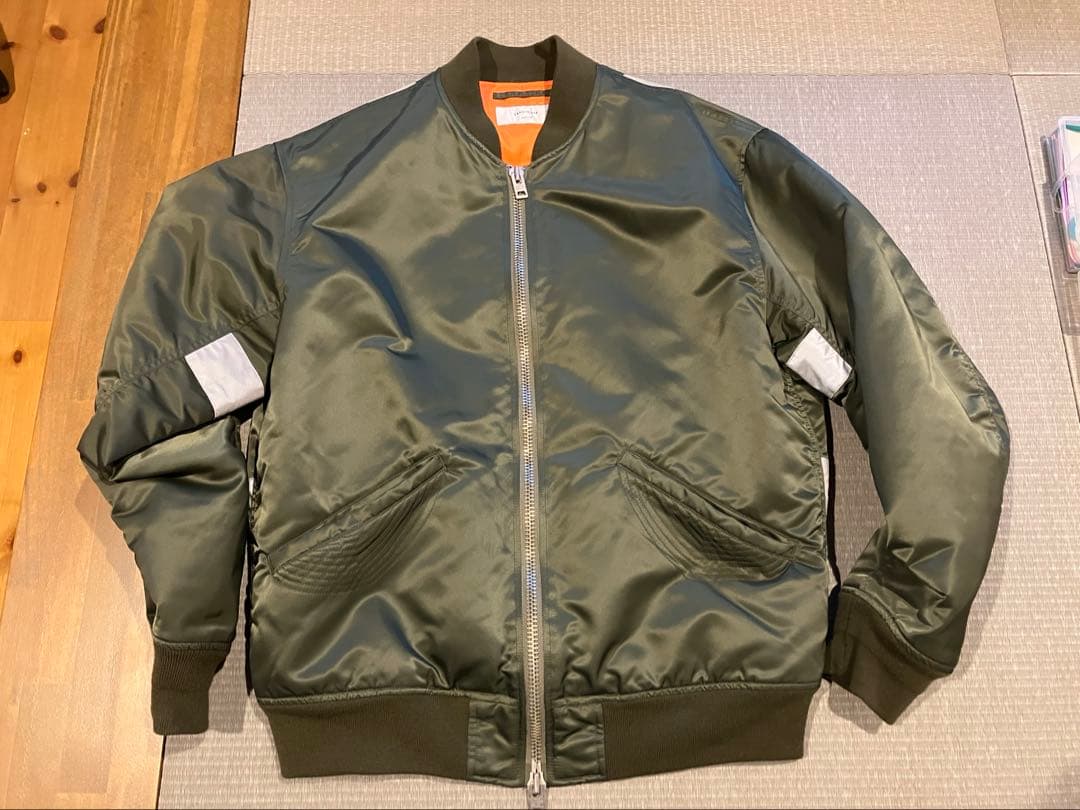 SANDINISTA サンディニスタリフレクターMA-1ジャケット ブルゾン