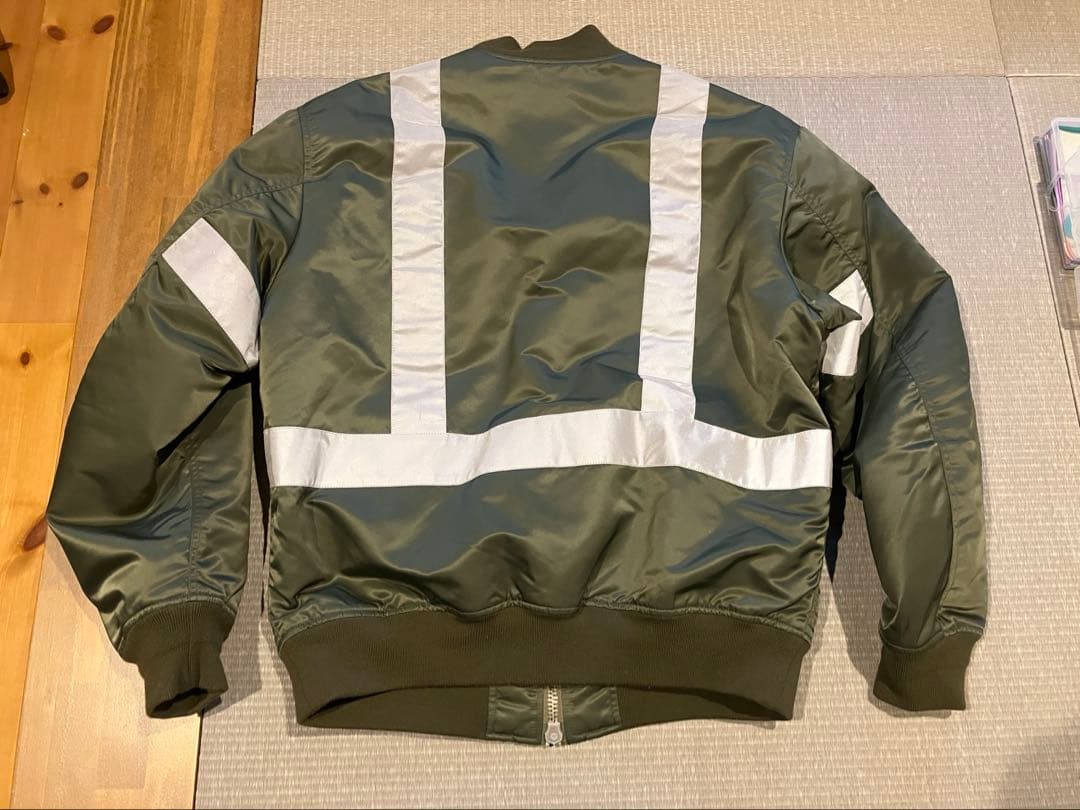 SANDINISTA サンディニスタリフレクターMA-1ジャケット ブルゾン