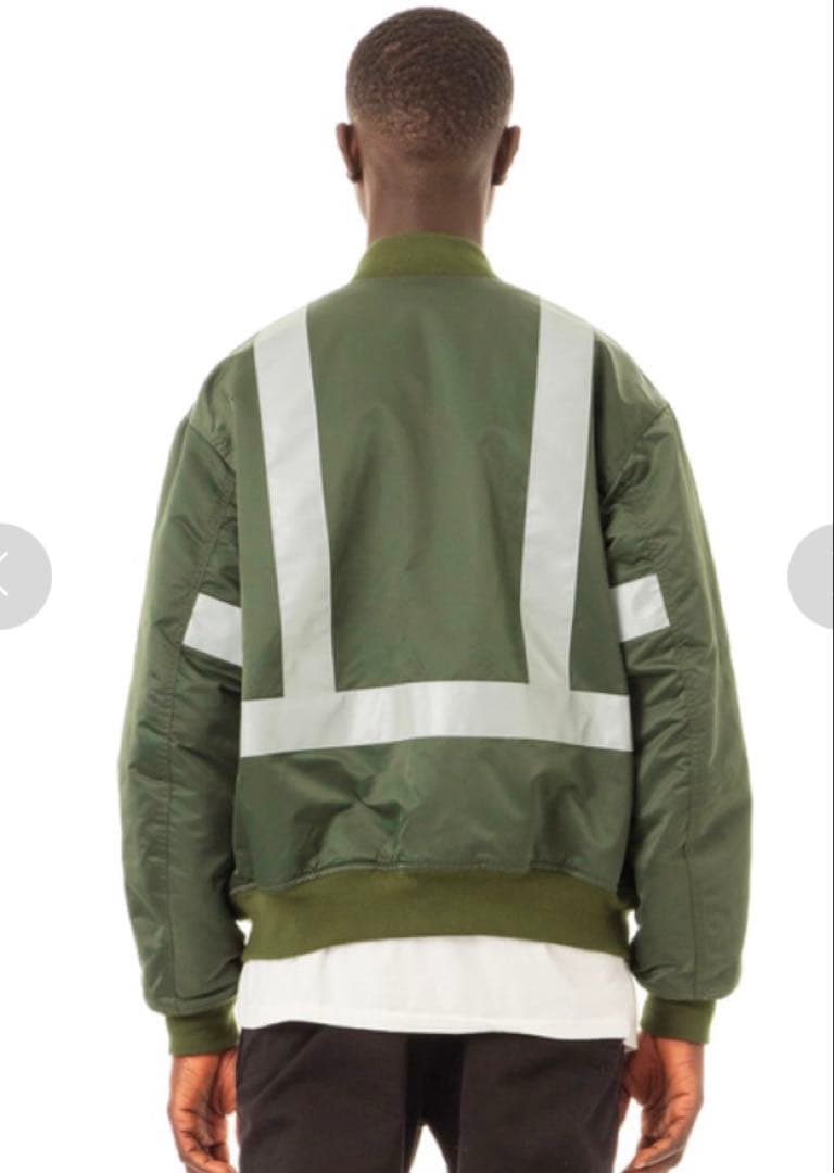 SANDINISTA サンディニスタリフレクターMA-1ジャケット ブルゾン