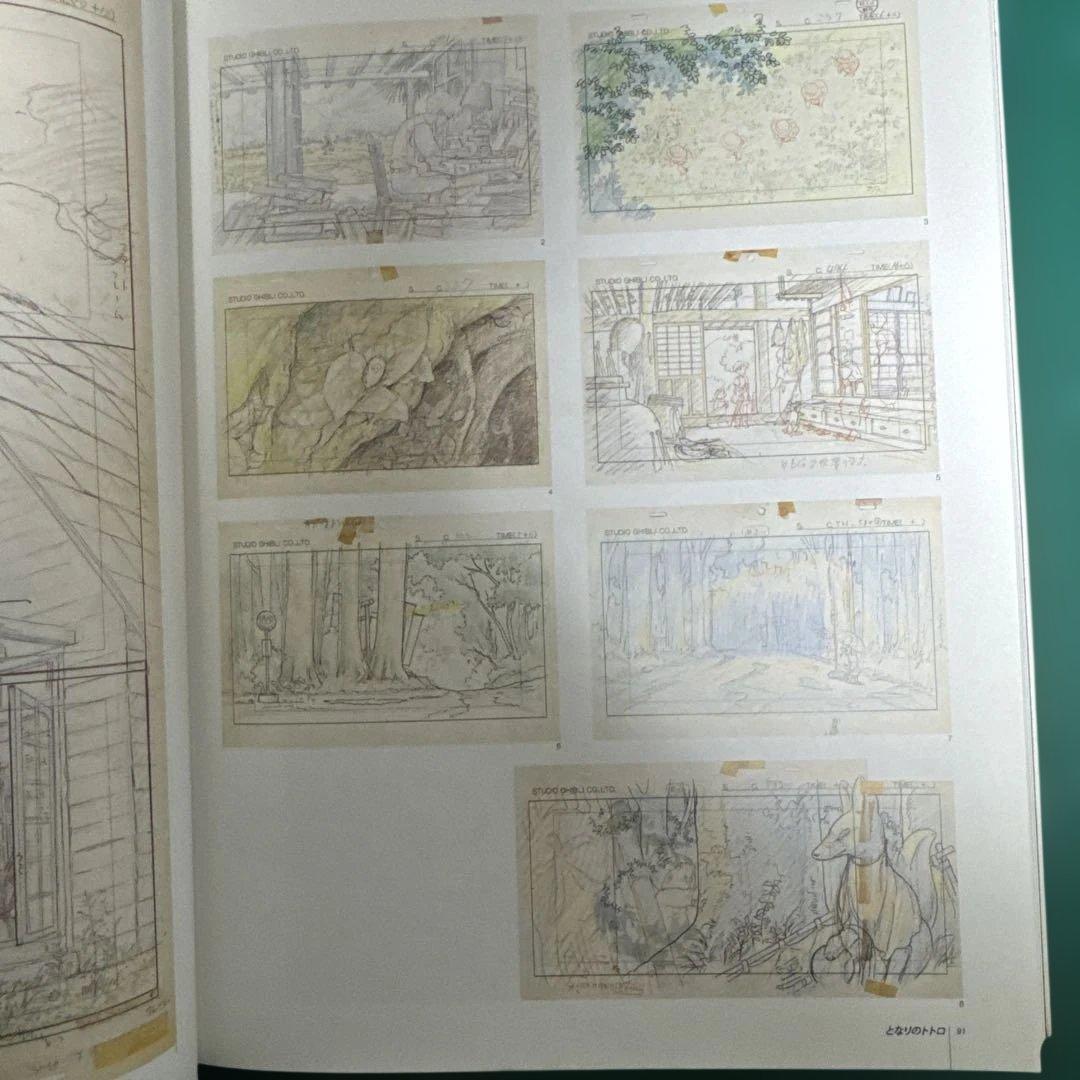 【美品】スタジオジブリ　レイアウト展　図録　ポストカード付