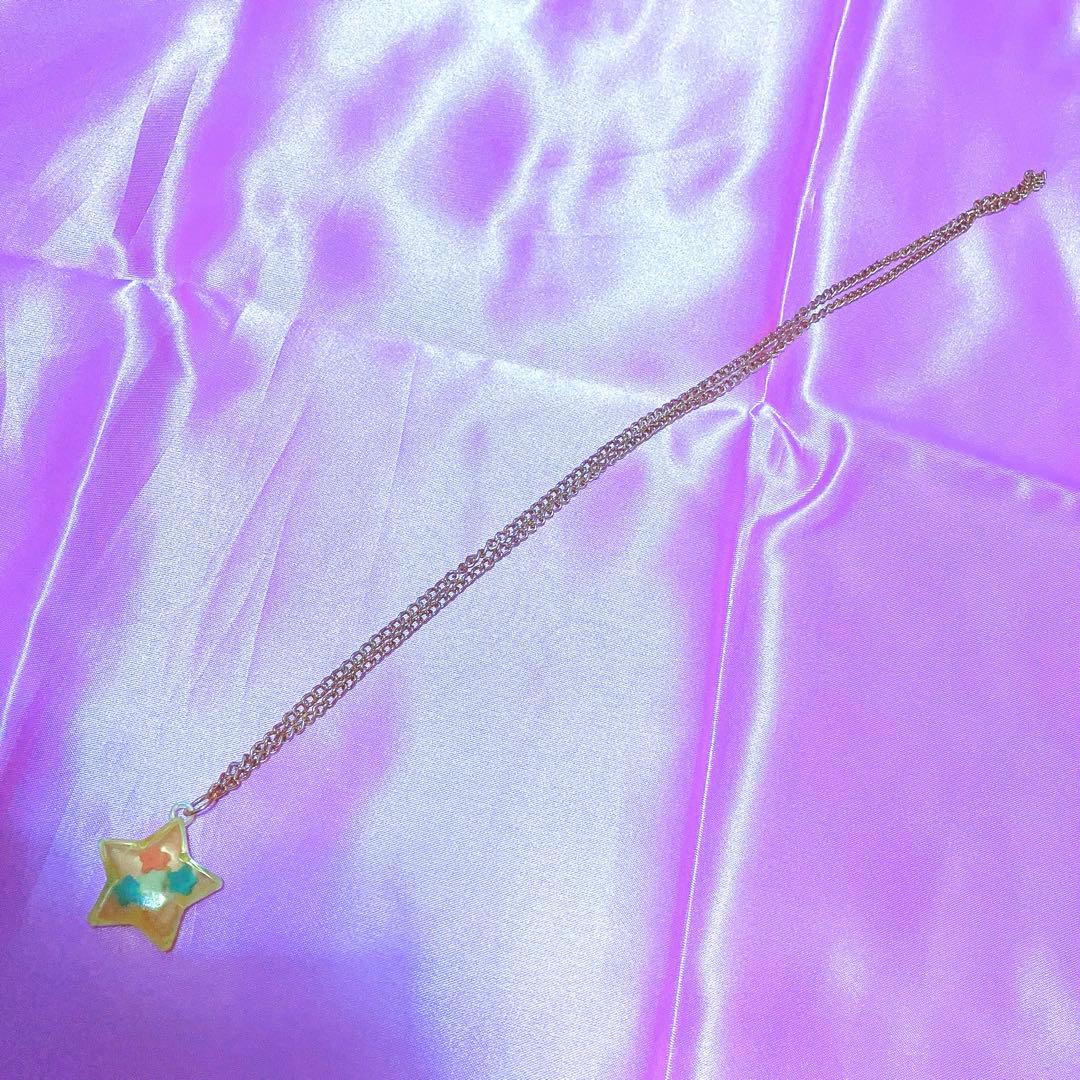 レア当時物❤️セボンスター ネックレス 星 シャカシャカ♪ 平成レトロ 平成女児