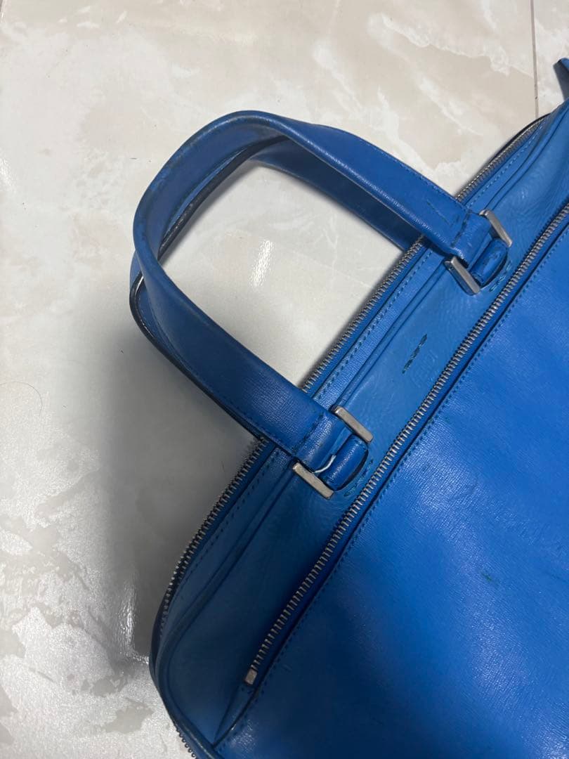 FENDI ビジネスバッグ 青