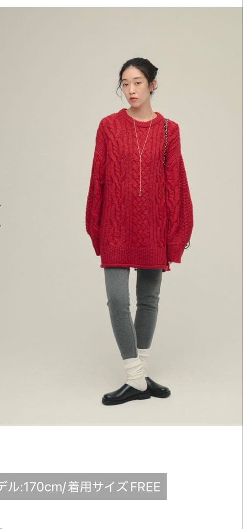 ジーナシス【el＋1】　ジャストレギンス　　グレー　人気スタッフ企画　おねさん