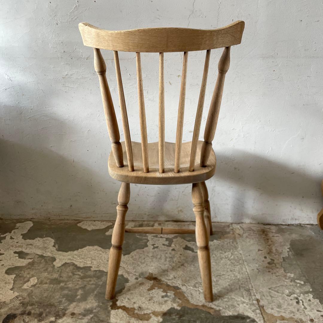 ビンテージ　ダイニングチェア　カフェチェア　剥離加工　no3