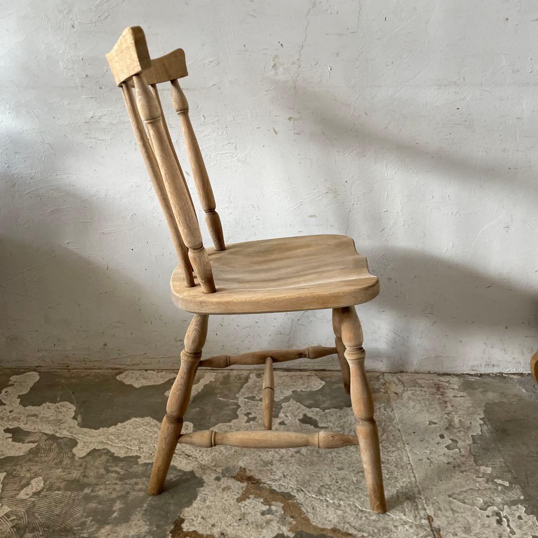 ビンテージ　ダイニングチェア　カフェチェア　剥離加工　no3