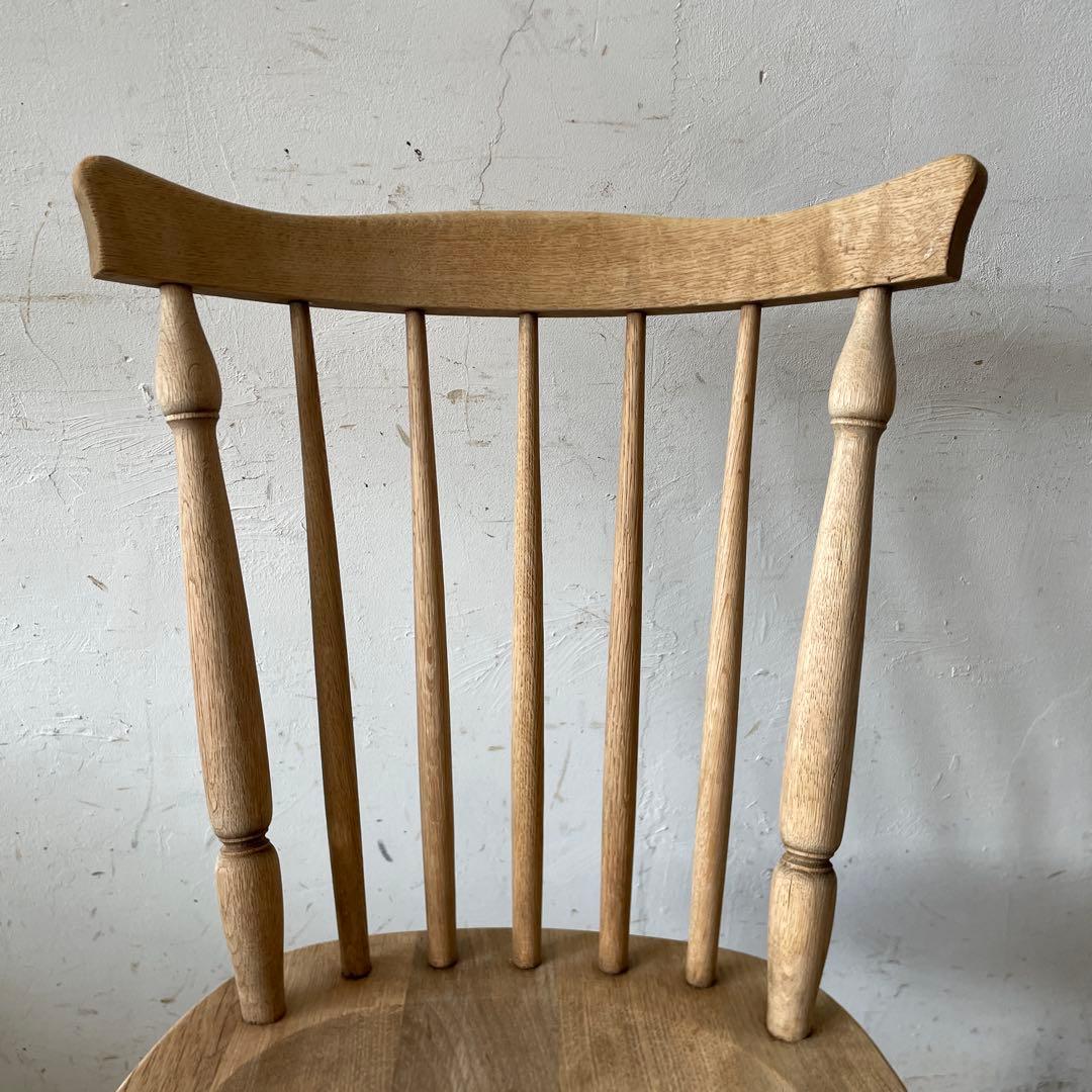 ビンテージ　ダイニングチェア　カフェチェア　剥離加工　no3