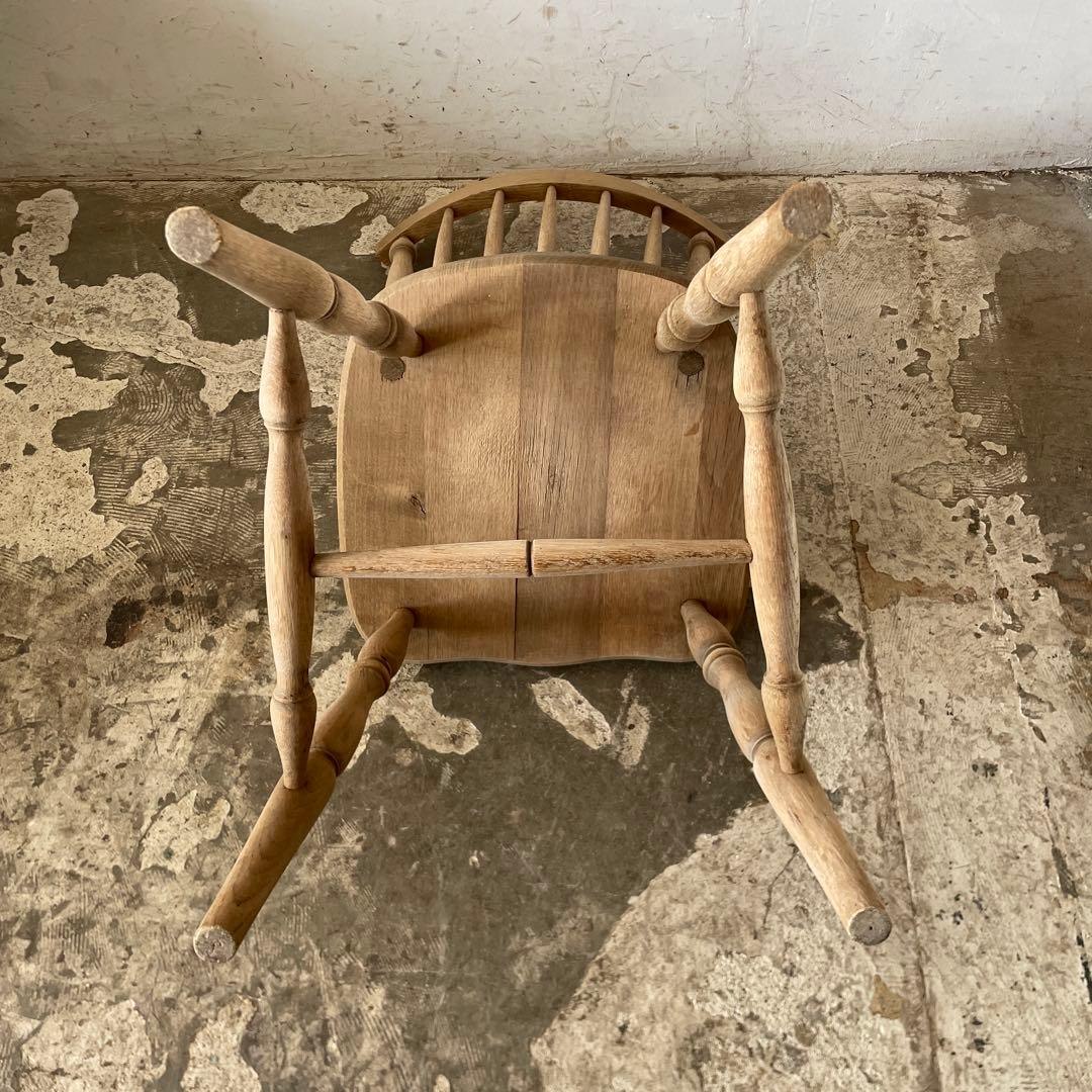 ビンテージ　ダイニングチェア　カフェチェア　剥離加工　no3