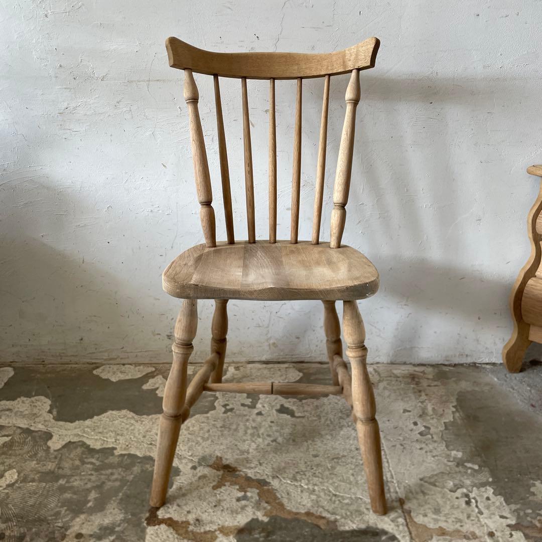 ビンテージ　ダイニングチェア　カフェチェア　剥離加工　no3