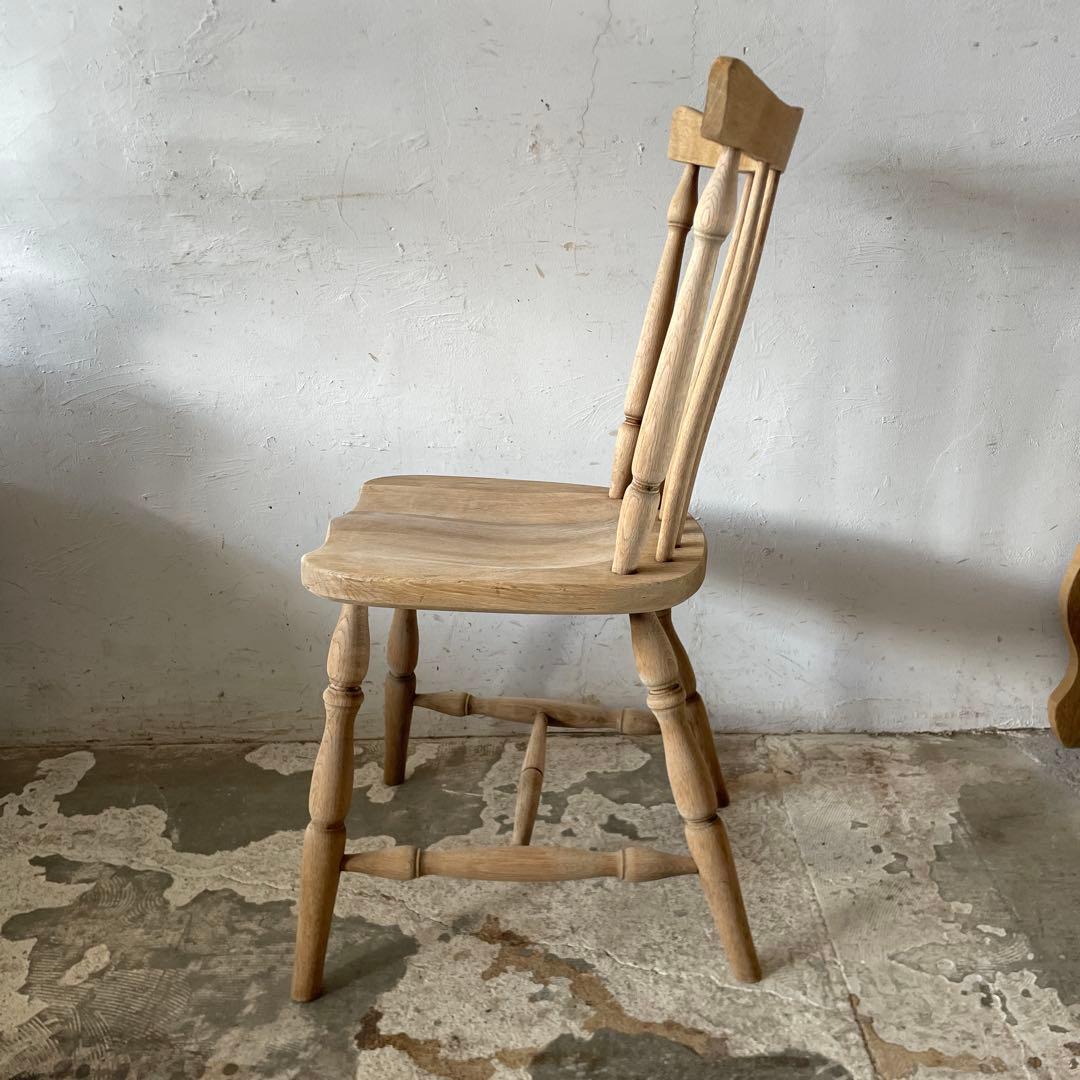 ビンテージ　ダイニングチェア　カフェチェア　剥離加工　no3