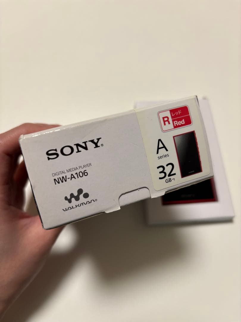 SONY WALKMAN レッド NW-A106