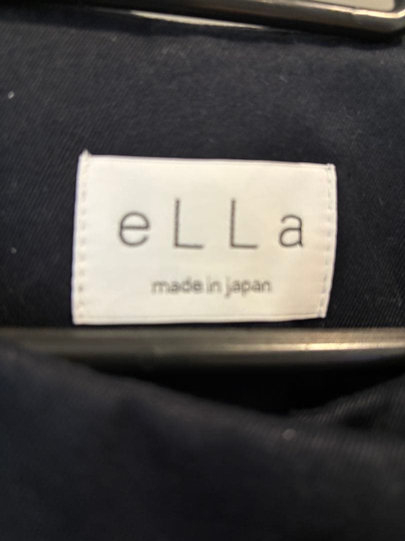 ella selectshop コットンツイルアシンメトリーコート
