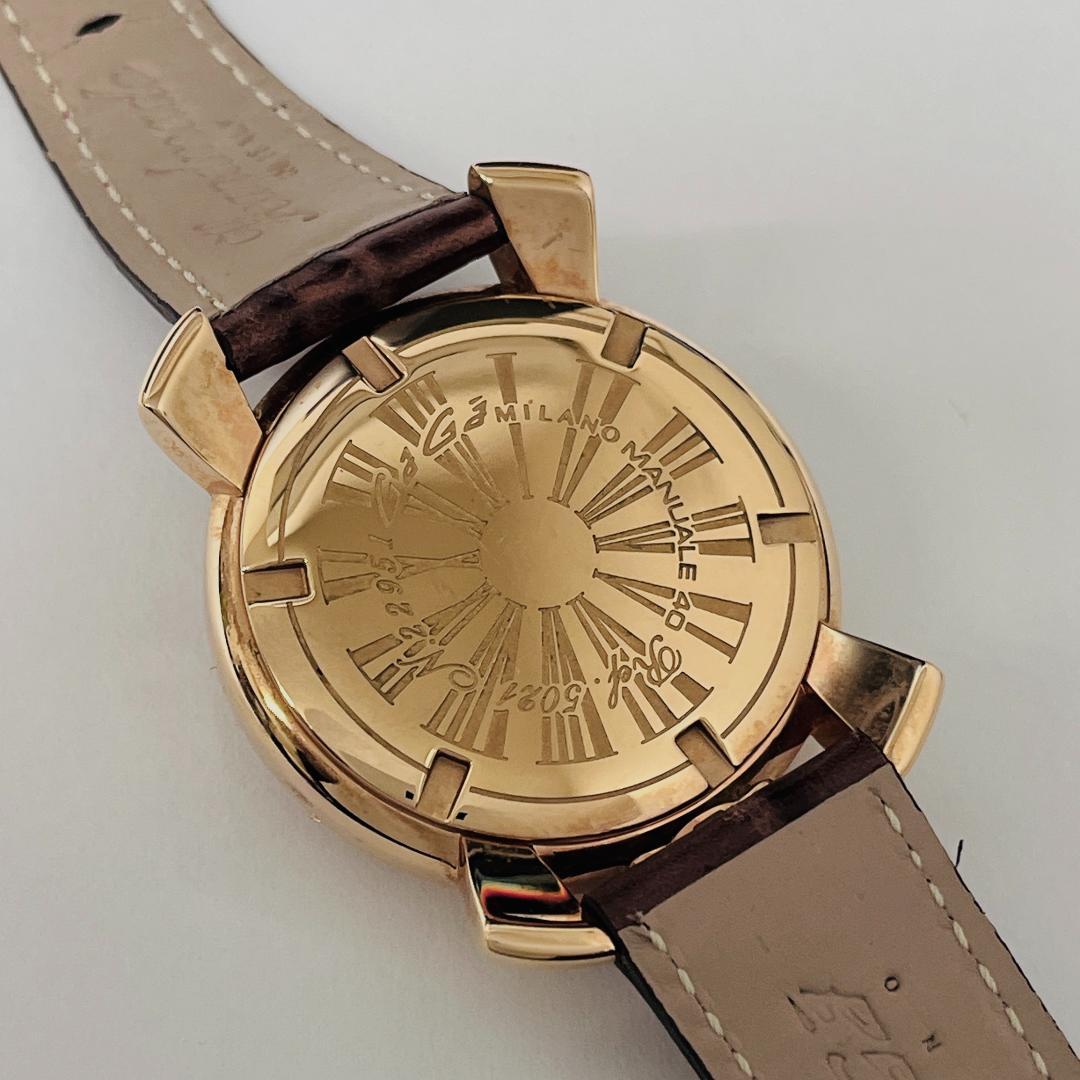 【稼働品】ガガミラノ マヌアーレ40 5021 クオーツ