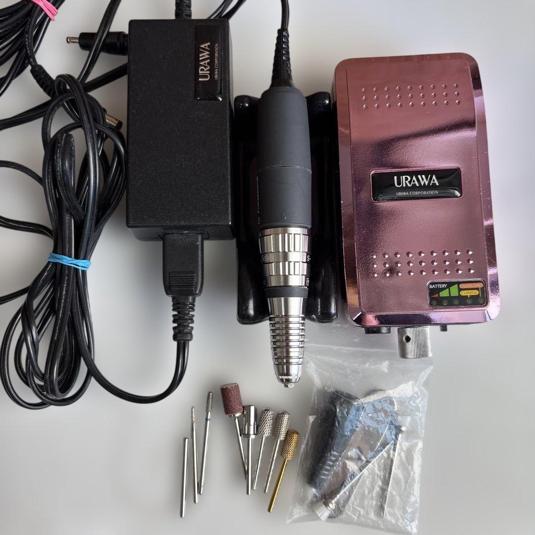 ③URAWA 浦和 ポータブル ネイルマシーン グライダー G3 ピンク