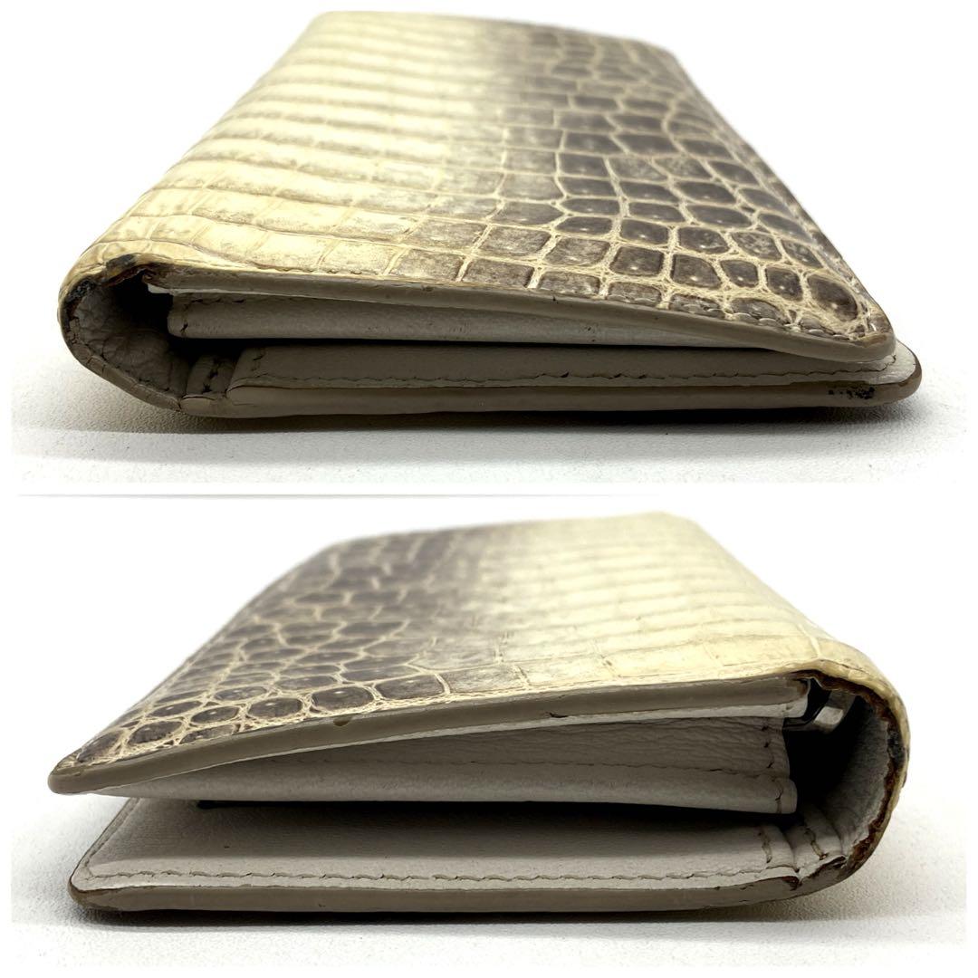極美品✨ヴィトン　サハラ　ポルトフォイユ　ブラザ　ヒマラヤクロコ　二つ折り　財布