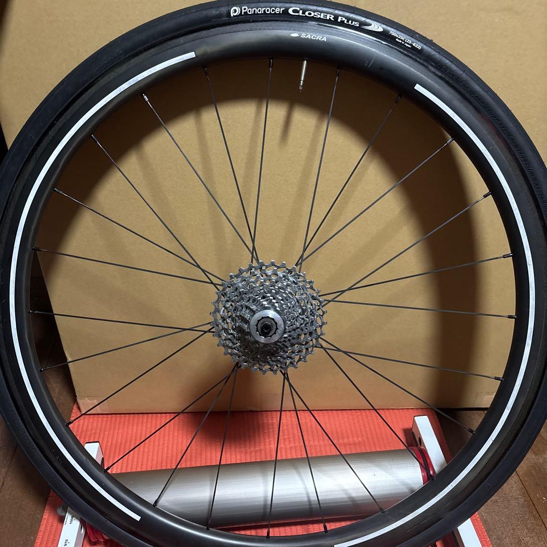 SACRA 4G-38-CL カーボンクリンチャー前後セットリムブレーキ