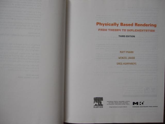 洋書 Physically Based Rendering Third Edition