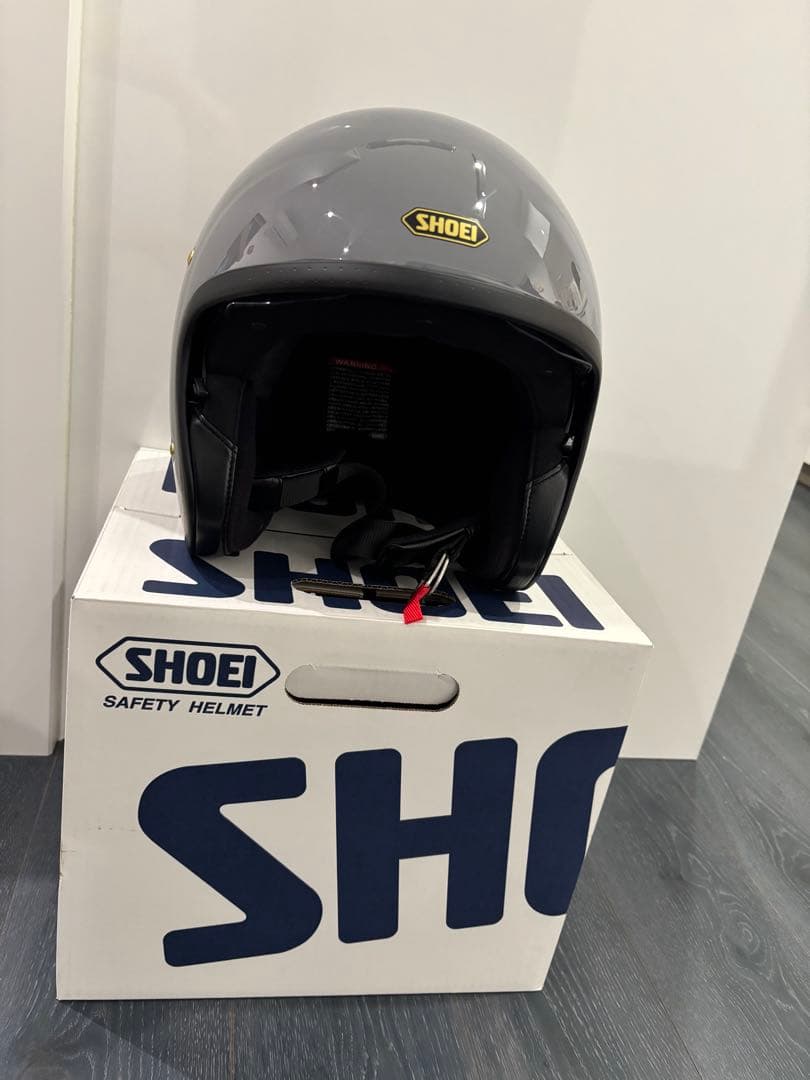 （美品）SHOEI J-0 グレー （バサルトグレー）ジェットヘルメット
