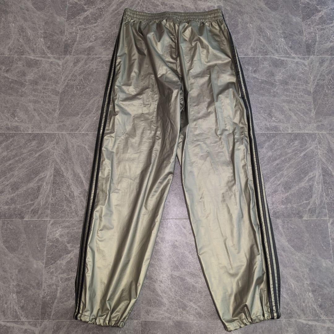 【未使用級】アディダス ジャージ 上下 セットアップ メタリック L 3本ライン