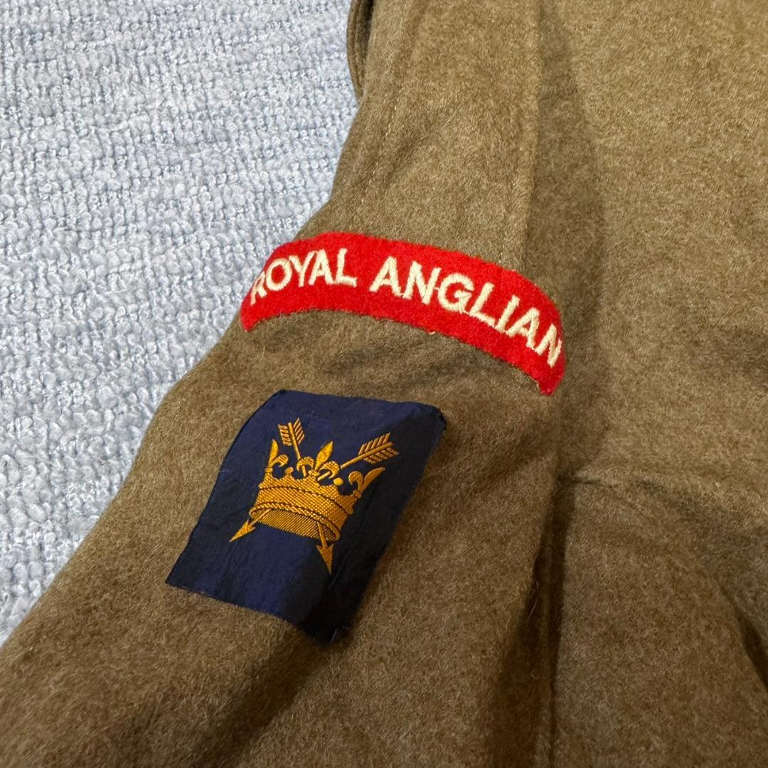 50s イギリス軍 バトルドレスジャケット  ANGLIAN 短丈