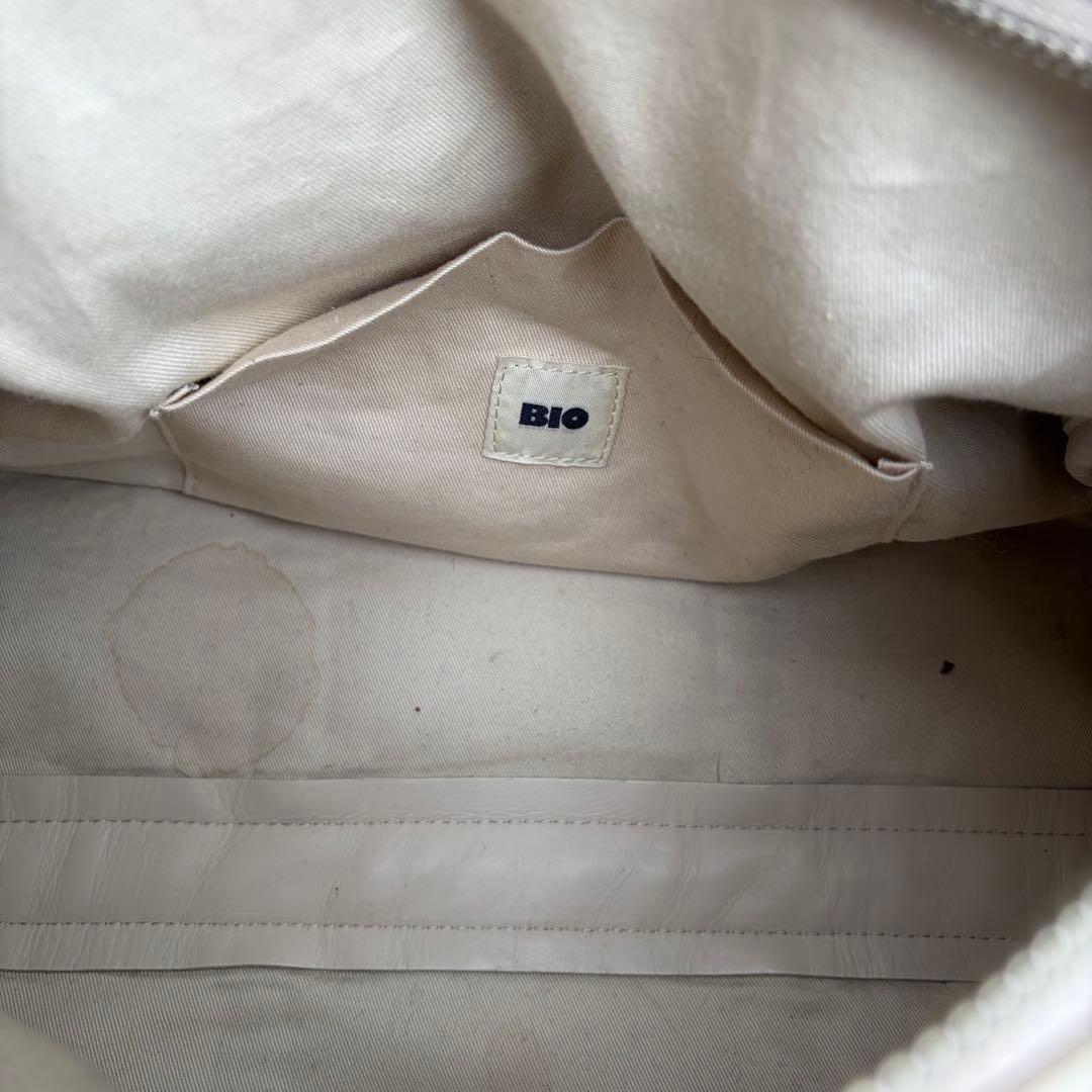 BIo wear ボストンバッグ M クリーム