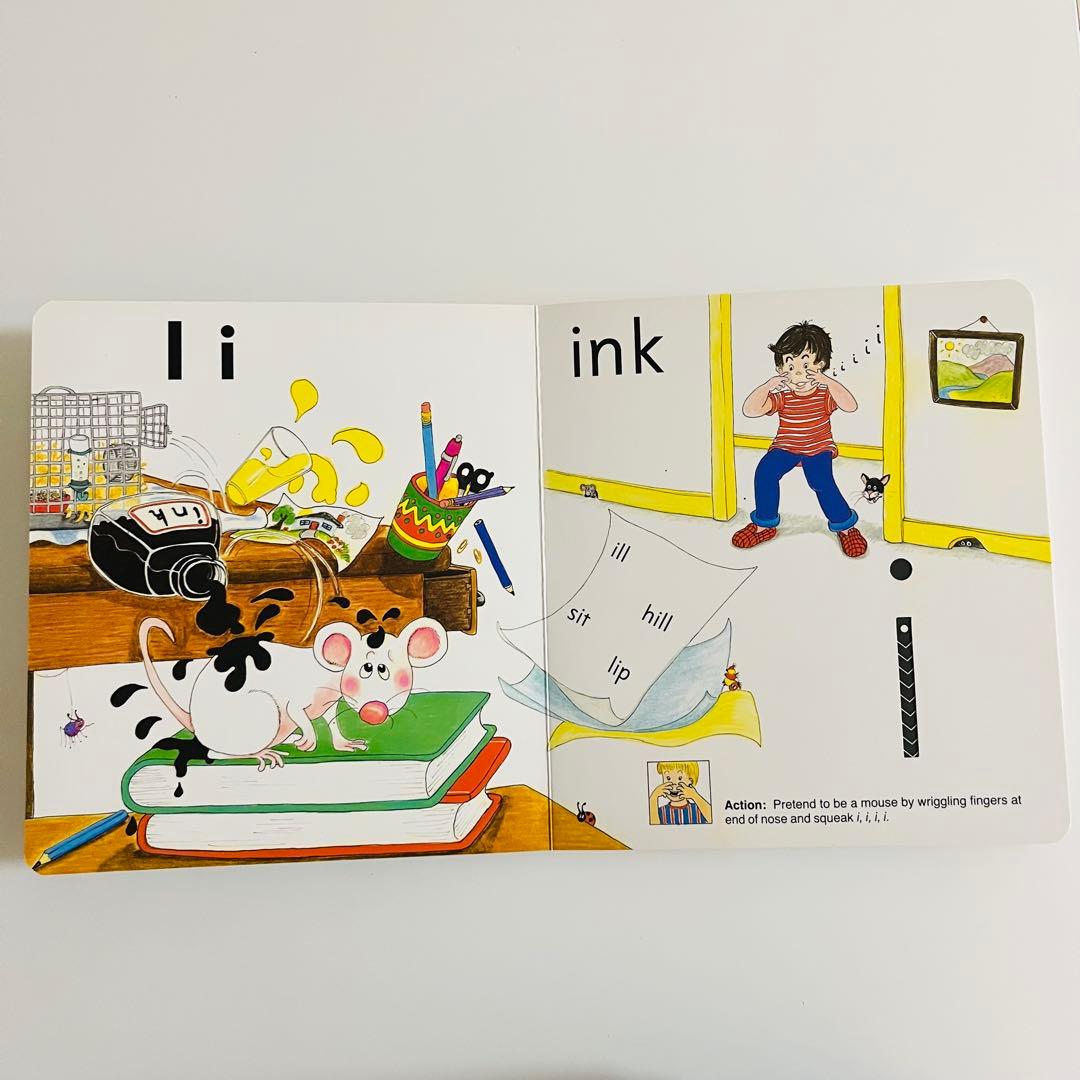 Jolly Phonics Finger Phonics 1-7 全巻セット