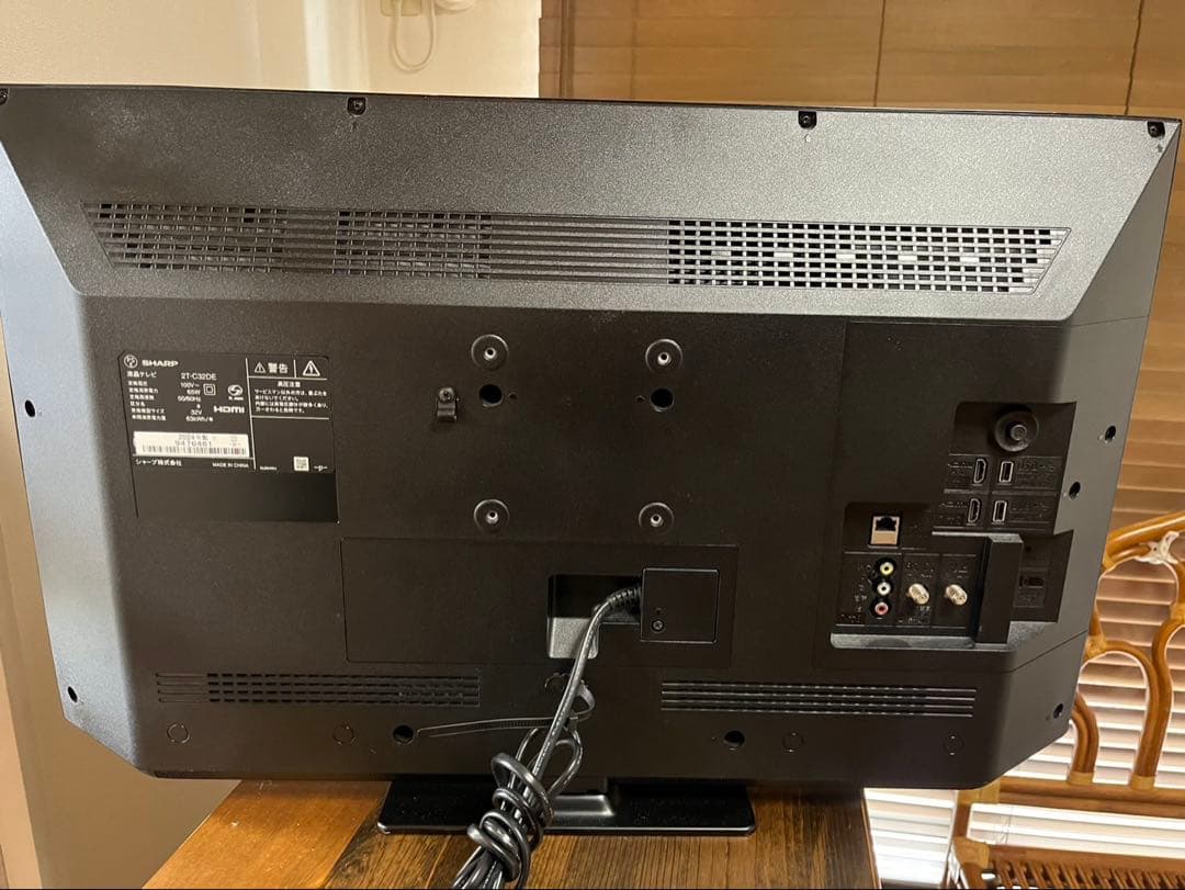 ☆5.SHARP 32インチ液晶テレビ 2T-C32DE 24年製