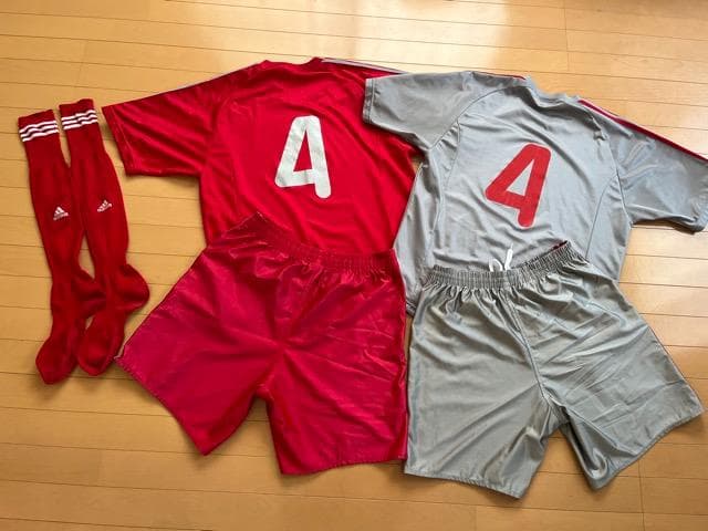 アディダス／adidas 帝京第三高校サッカー部ユニフォームセット サイズXO