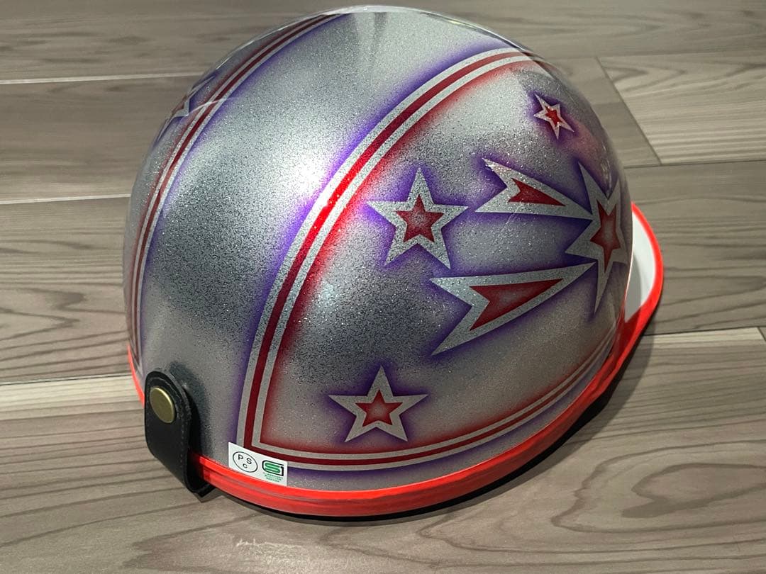 三つボタン 星 コルク半 ヘルメット